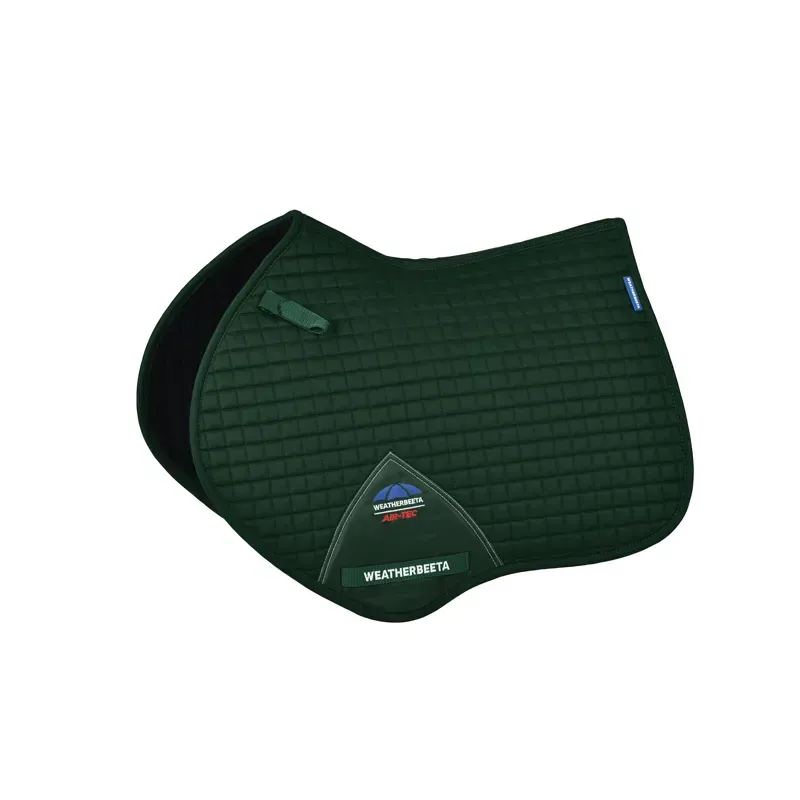 WeatherBeeta Prime Air-Tec Jump Shaped Saddle Pad in Forest Green
