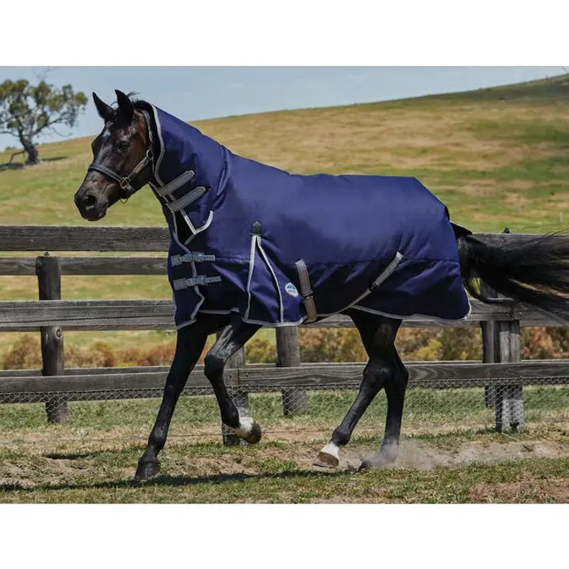 WeatherBeeta Medium ComFiTec Essential Combo Neck in Navy/Silver/Red