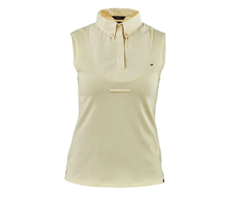 Aubrion Sleeveless Tie Shirt in Yellow