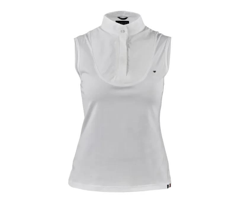 Aubrion Sleeveless Stock Shirt in White
