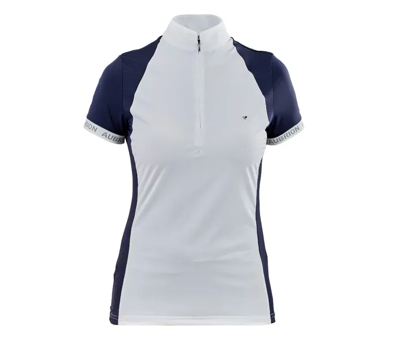 Aubrion Young Rider Newbel Show Shirt in Navy