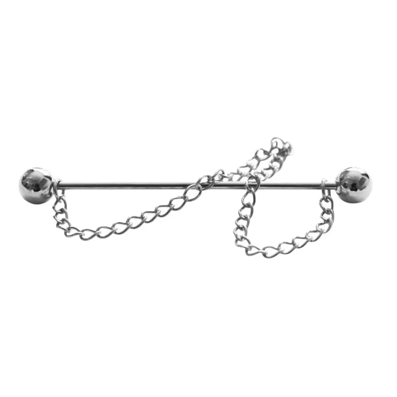 Equetech One Size Collar Pin and Chain in Silver