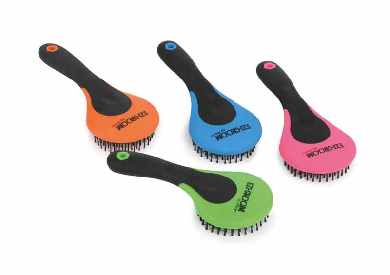 Ezi-Groom Grip Mane and Tail Brush in Black