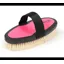 Shires Large Ezi-Groom Grip Body Brush With Goat Hair In Pink