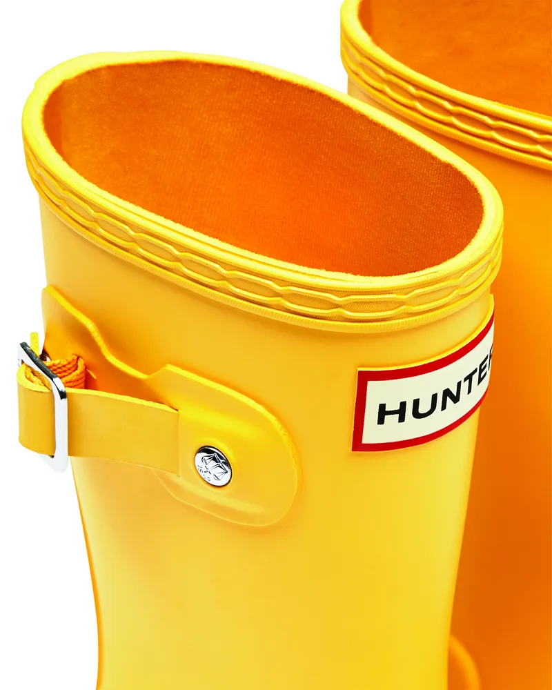 Hunter Original Kids Welly Boots in Sunlight-1