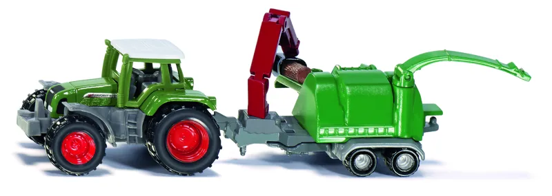 Siku Tractor With Wood Chippers