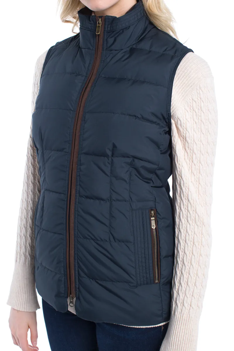 Dubarry Spiddal Quilted Gilet in Navy-1