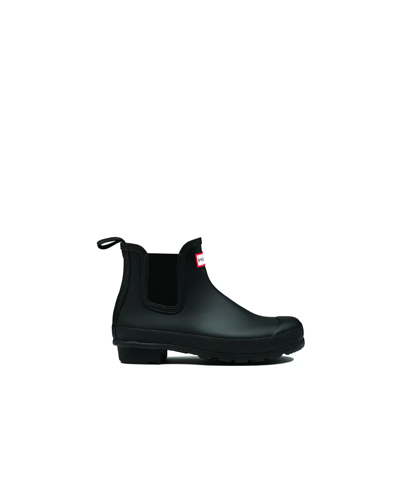 Hunter Womens Original Chelsea Boots in Black-1
