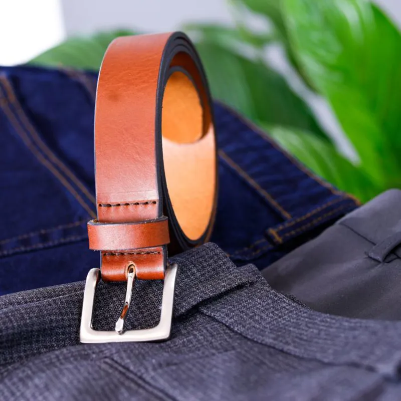 IBEX of England 35mm Leather Belt Tan-2