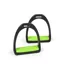 Compositi Premium Profile Stirrups in Bright Green