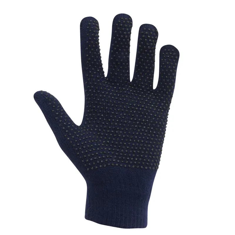 Dublin Childs One Size Magic Pimple Grip Riding Gloves in Navy