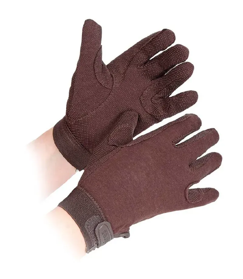 Shires Childs Newbury Gloves In Brown