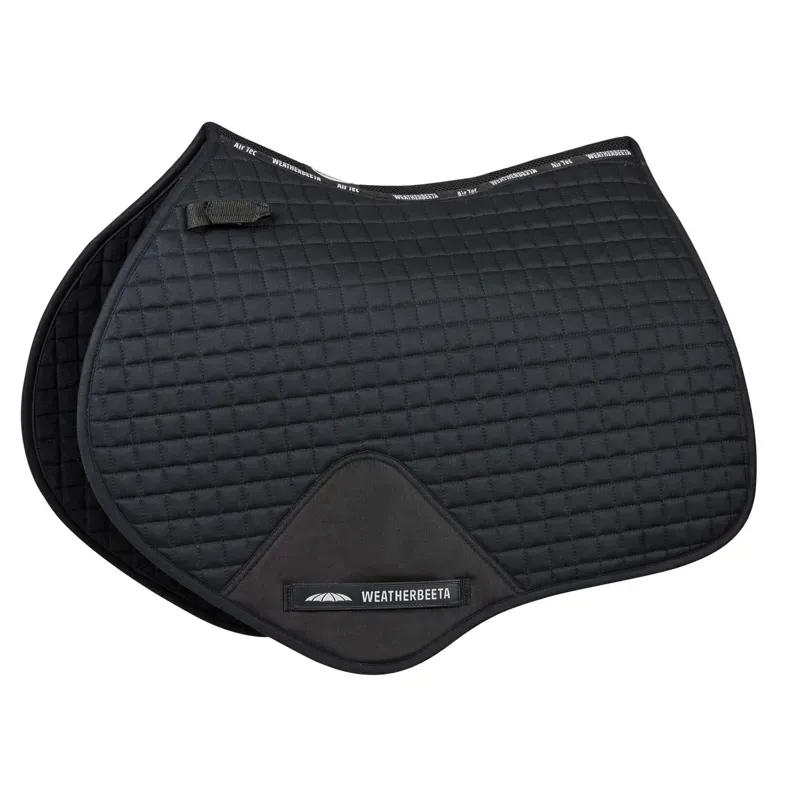 WeatherBeeta Prime Jump Shaped Saddle Pad in Black