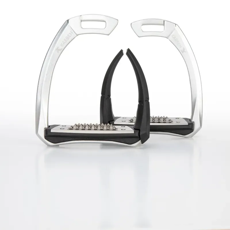 Karben Ultra Grip FX Stirrups in Black