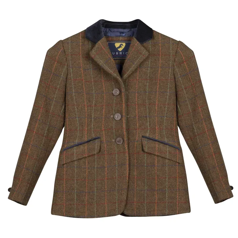 Aubrion Childs Saratoga Jacket in Rust Check