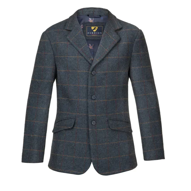 Aubrion Gents Saratoga Jacket in Juniper Navy Check