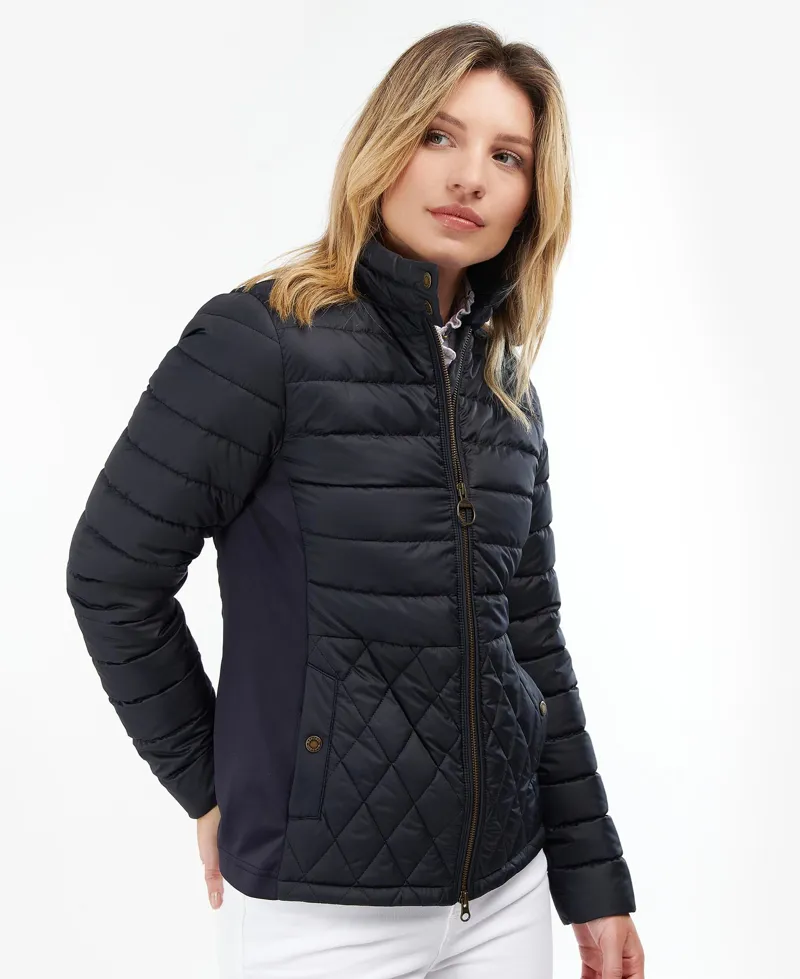 Barbour Esme Quilted Jacket in Navy-1