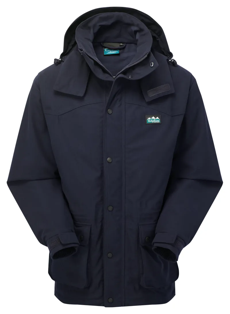 Ridgeline Torrent III Jacket in Navy