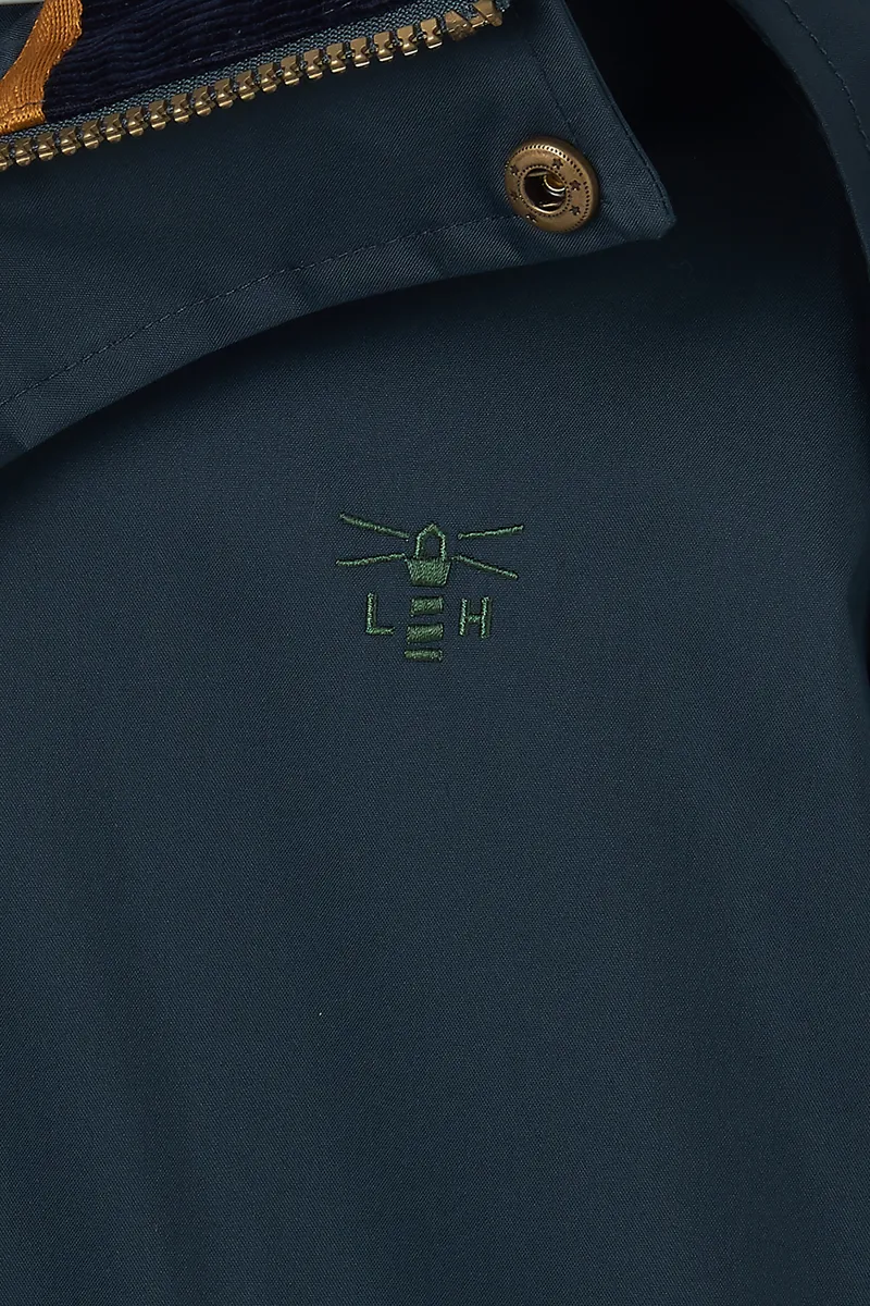 Lighthouse Stockman Mens Coat in Navy-2