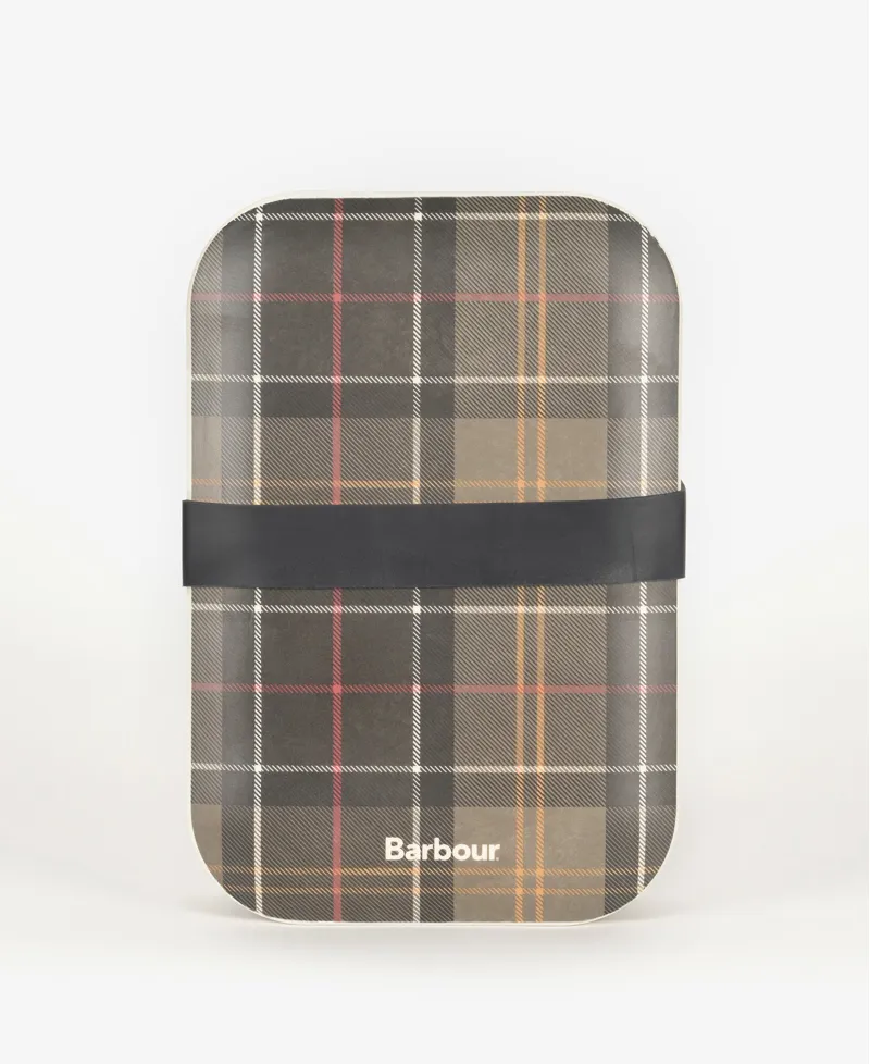 Barbour Bamboo Lunch Box And Cutlery Set-1