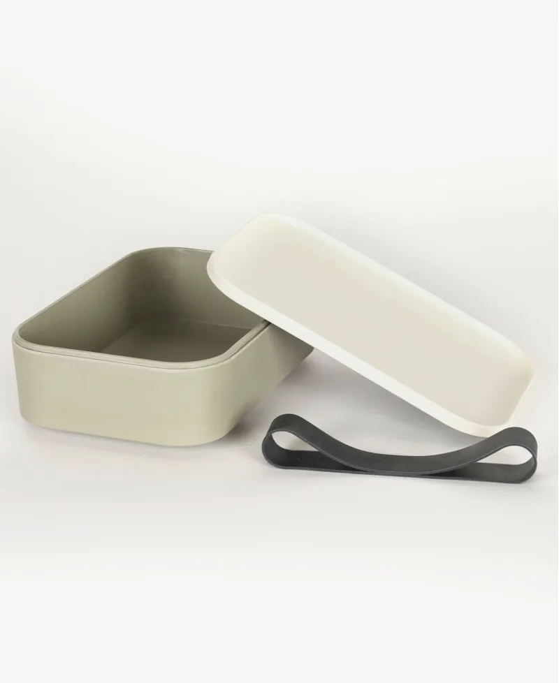 Barbour Bamboo Lunch Box And Cutlery Set-5