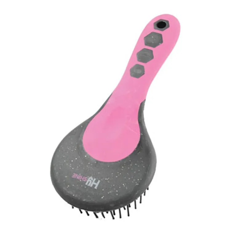 Hy Shine Glitter Mane and Tail Brush in Black/Pink