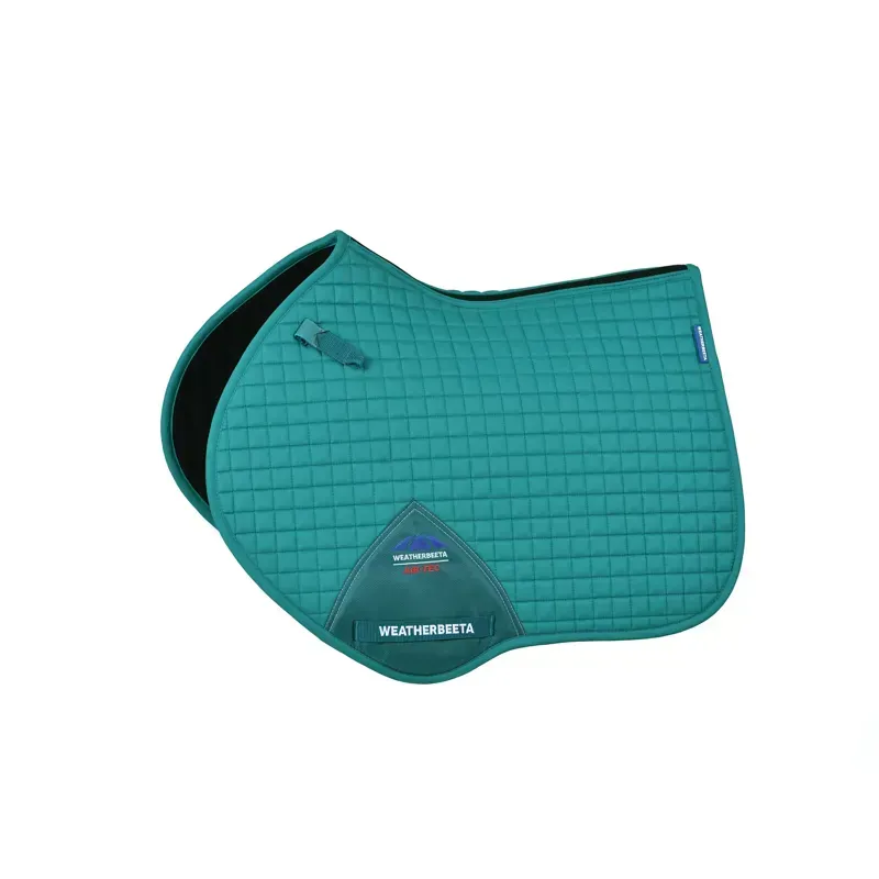 WeatherBeeta Prime Air-Tec Jump Shaped Saddle Pad in Dark Turquoise