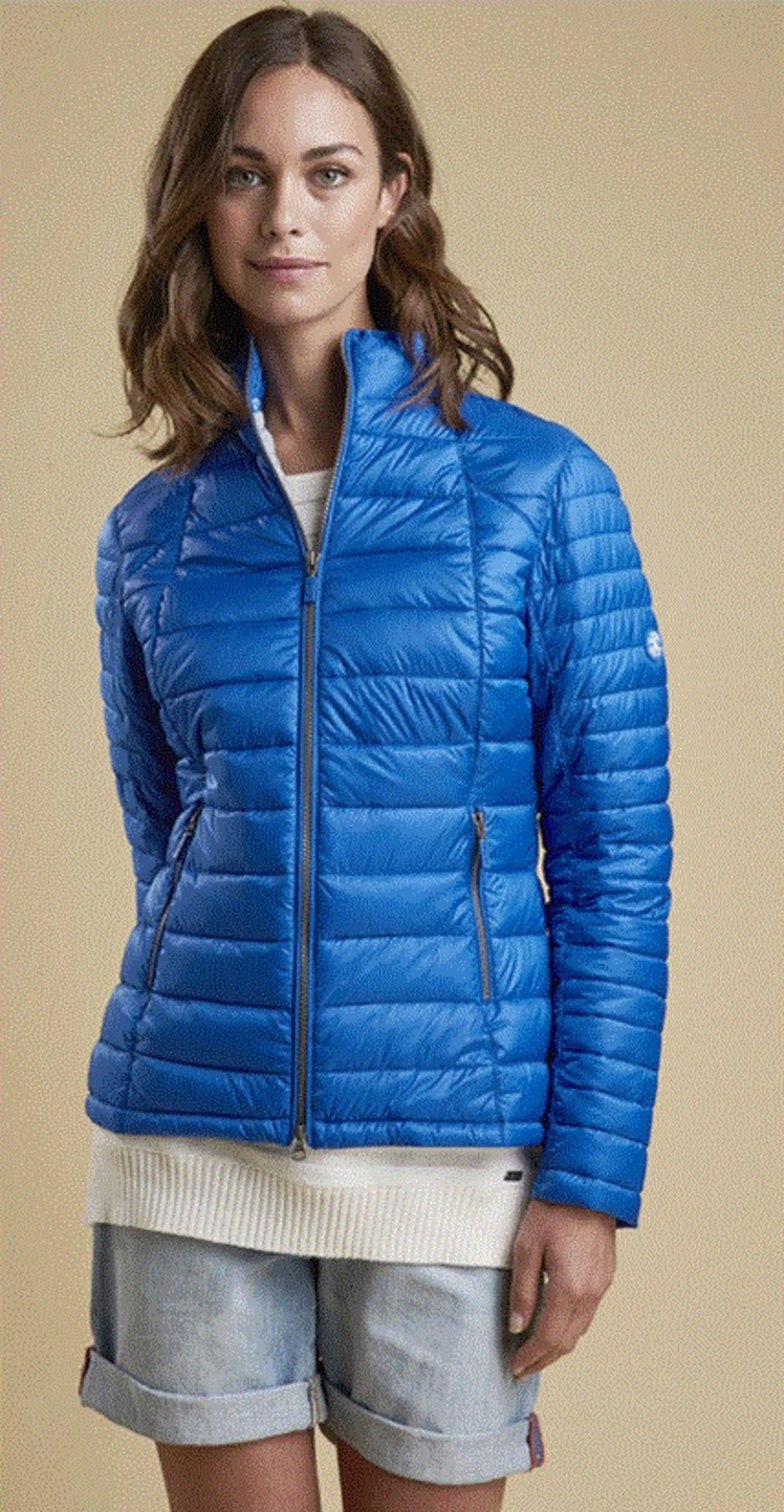 Barbour Daisyhill Quilt Jacket in Very Blue