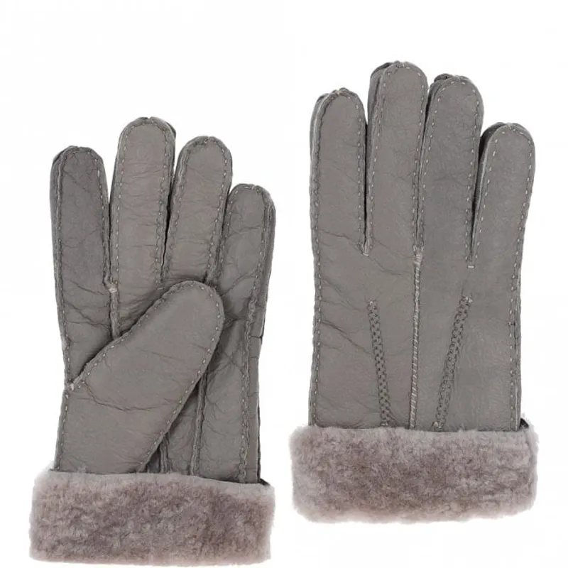 Ashwood Leather Gloves in Taupe