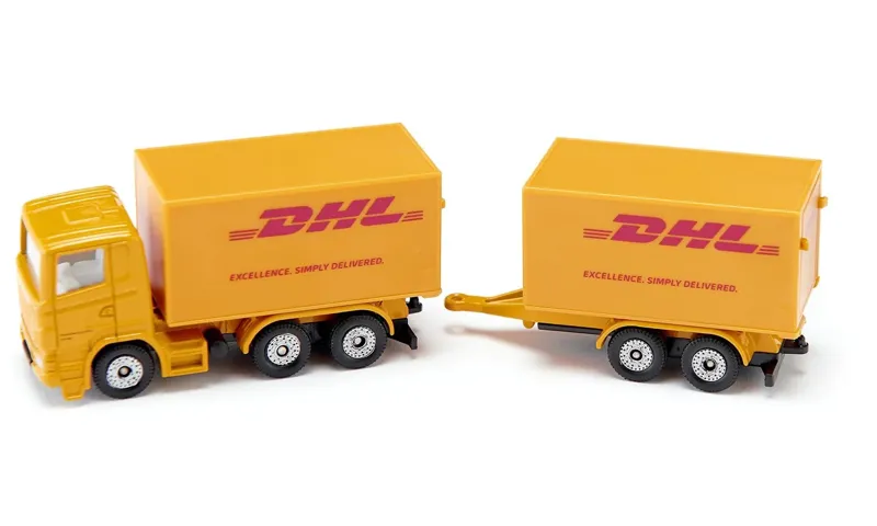 Siku DHL Truck withTrailer-1