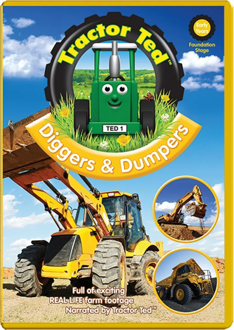 Tractor Ted Diggers and Dumpers DVD
