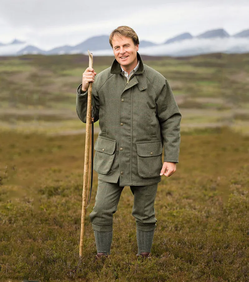 Hoggs of Fife Edinburgh Waterproof Tweed Jacket