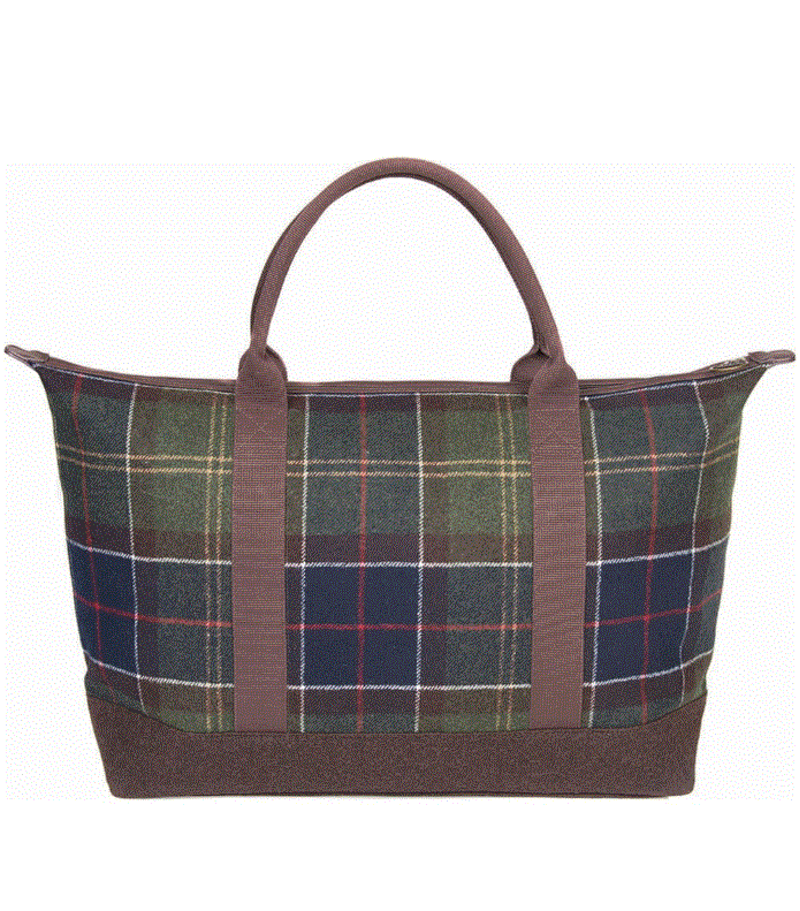 Barbour Elgin Holdall in Classic Tartan-1