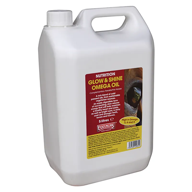Equimins 5lt Glow And Shine Omega Oil