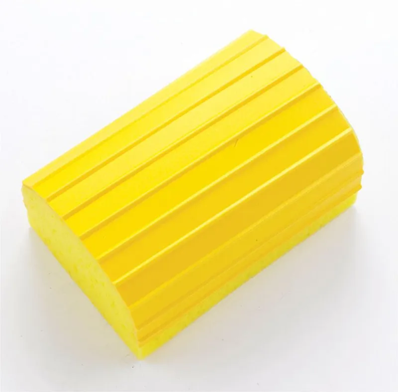 Lincoln Horse Care Accessories Sponge Sweat Scraper in Yellow