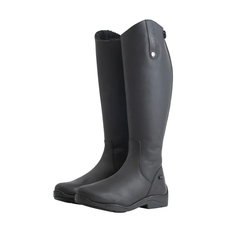 Mark Todd Fleece Lined Tall Standard Winter Boots in Brown