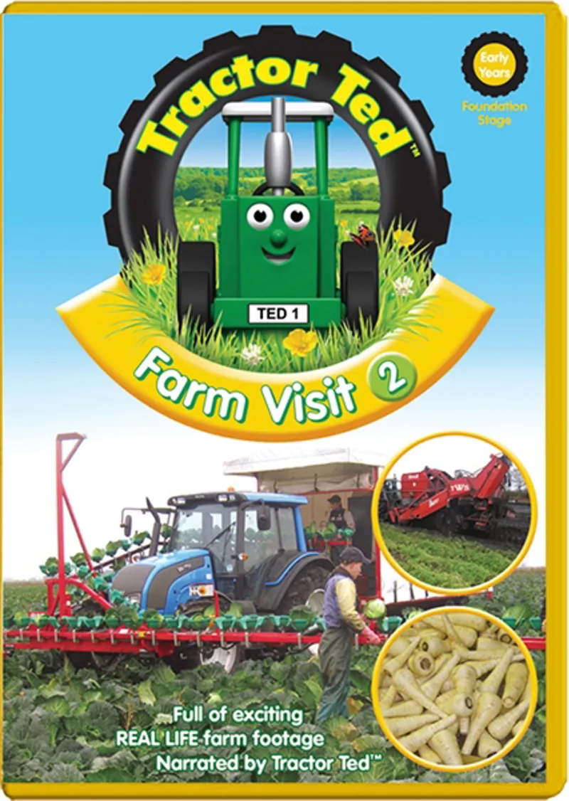 Tractor Ted Farm Visit 2 Harvesting Vegetables DVD