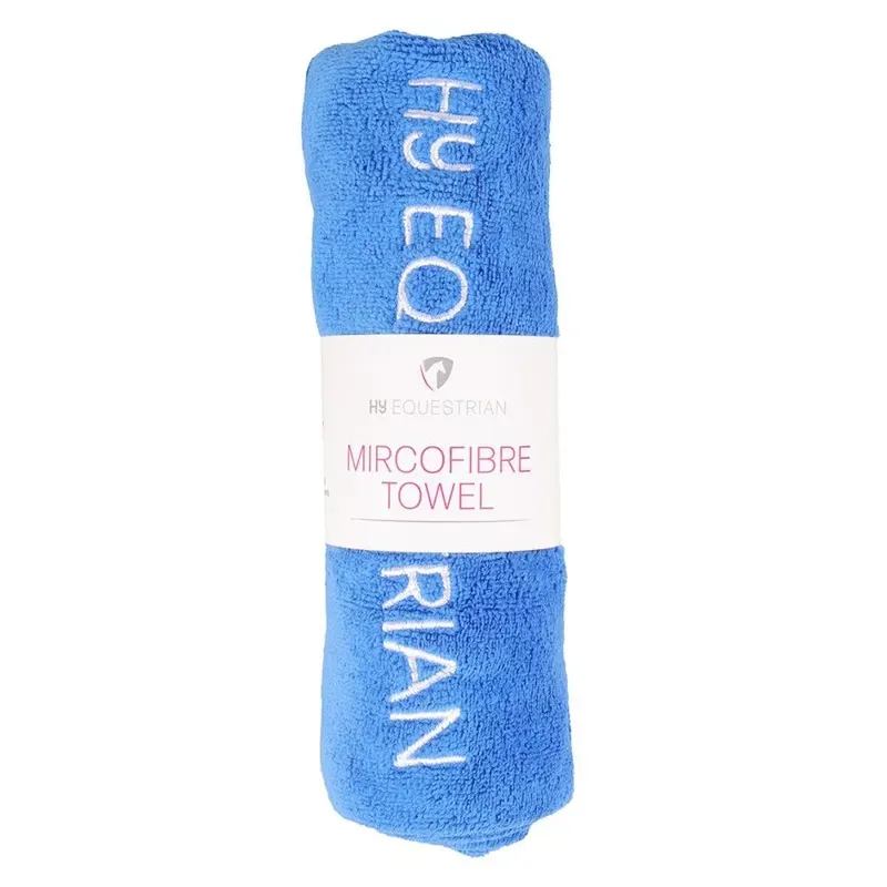 Hy Equestrian Microfibre Towel - - Blue