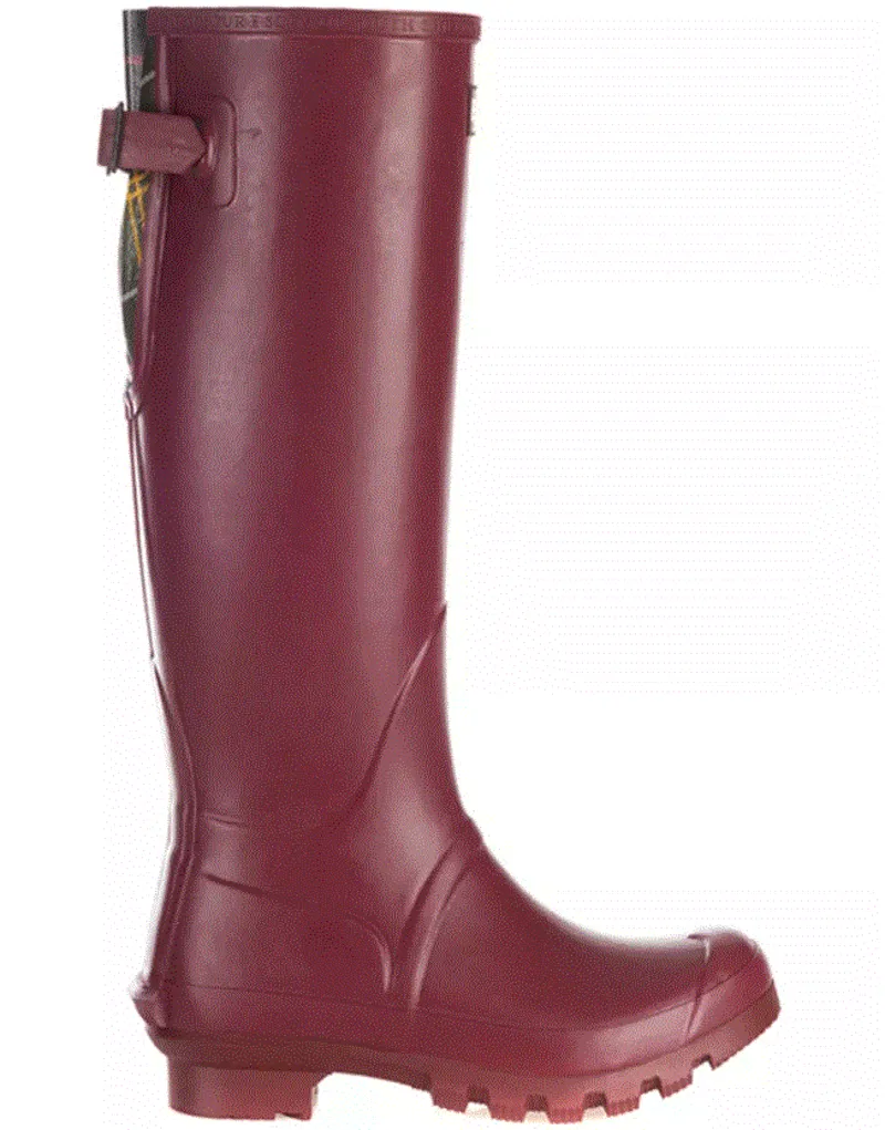Barbour Jarrow Wellingtons in Burgundy