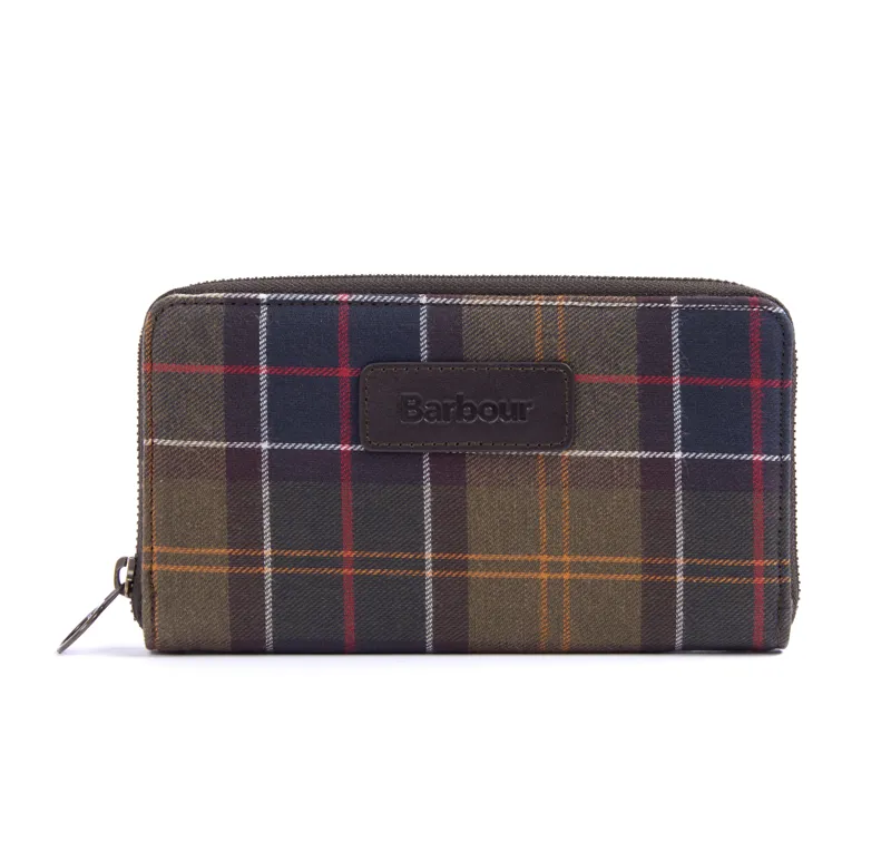 barbour tartan purse