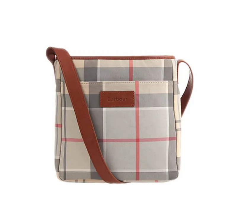 Barbour Ladies Tartan Cross Body Bag in Summer Dress Tartan