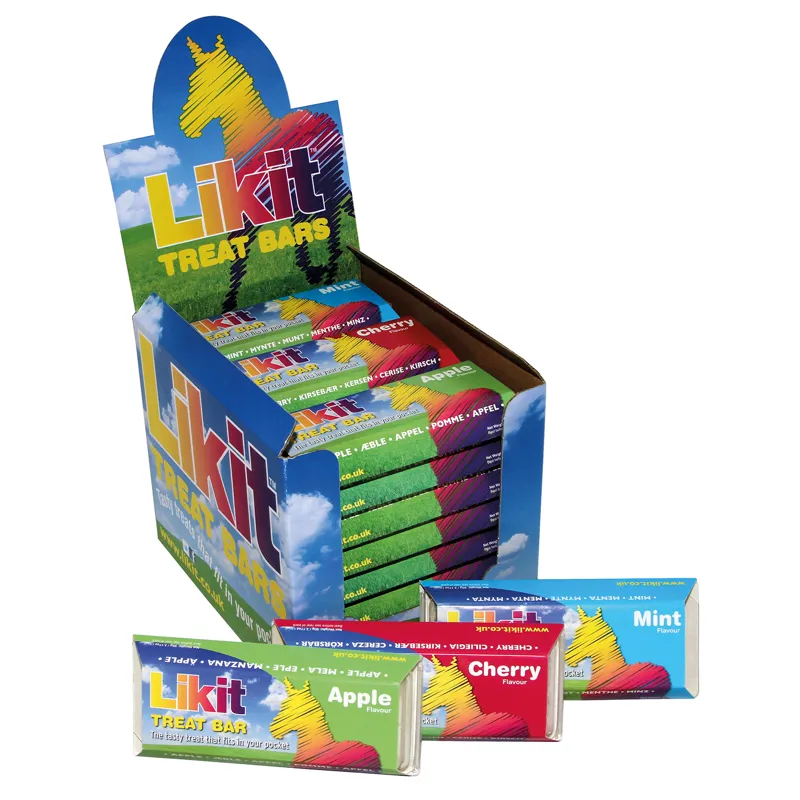 Likit 24 Pack Assorted Flavour Treat Bard in Blue