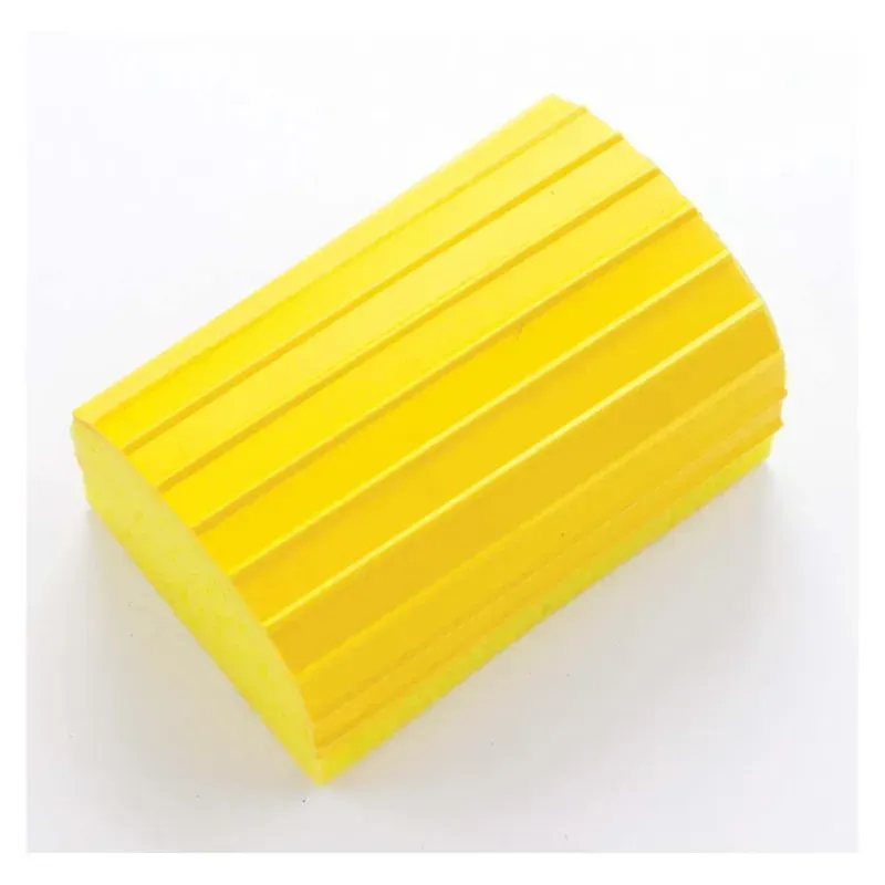 Lincoln Horse Care Accessories Sponge Sweat Scraper in Yellow
