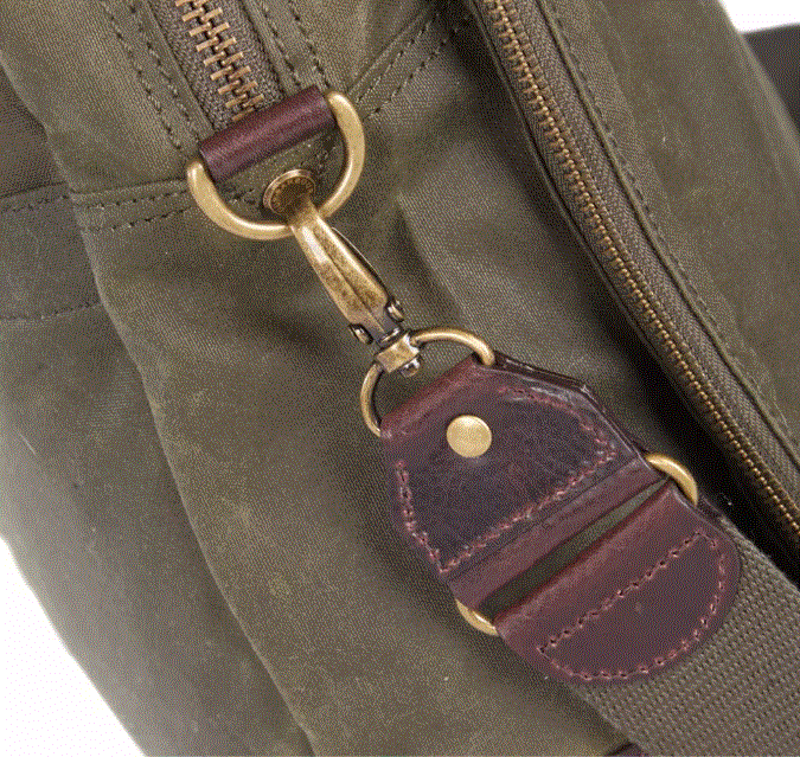 Barbour Lowerfell Business Bag in Olive-3