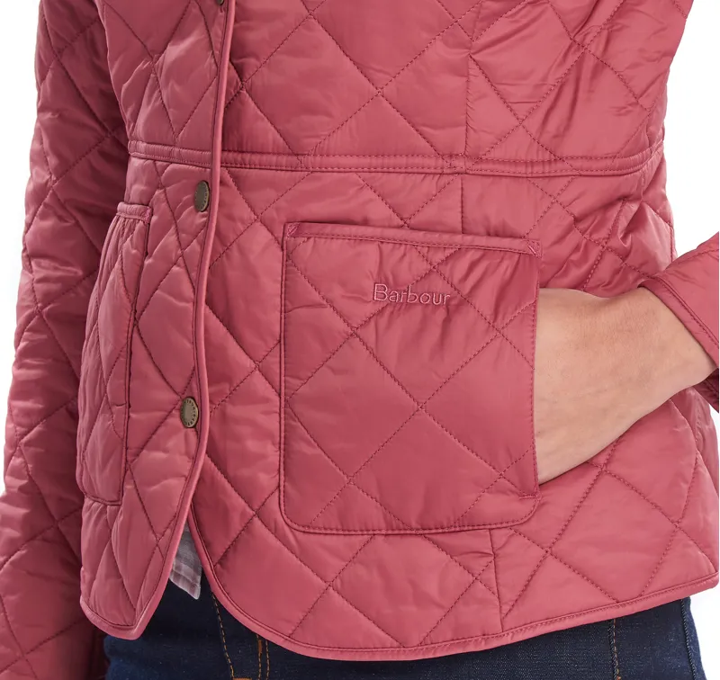 Barbour Deveron Quilt Jacket in Tayberry