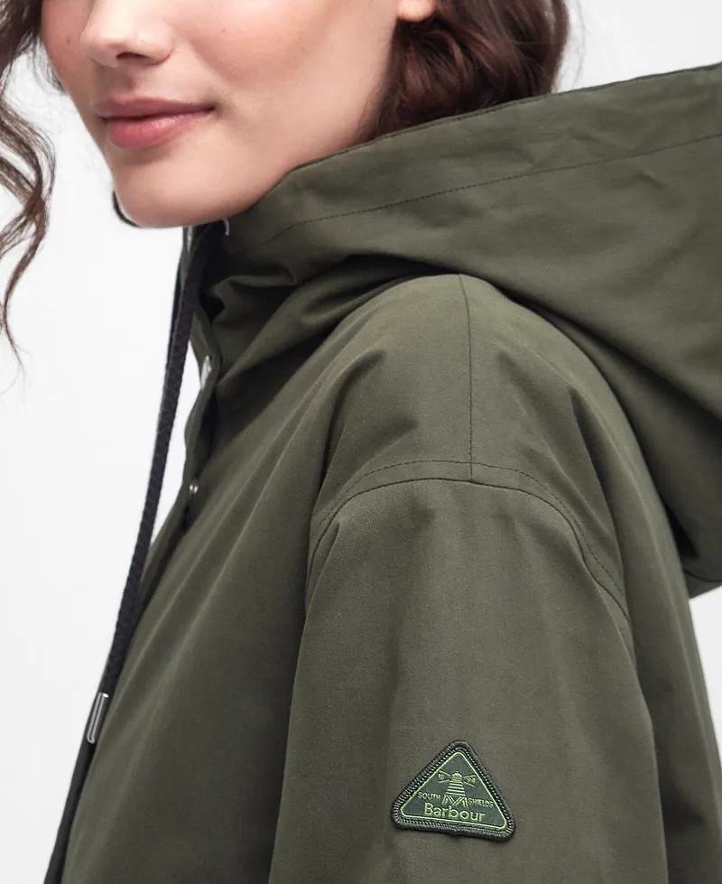 Barbour Shelburne Jacket in Olive-4