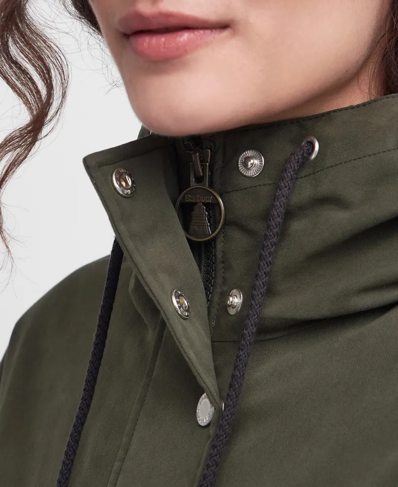 Barbour Shelburne Jacket in Olive-5