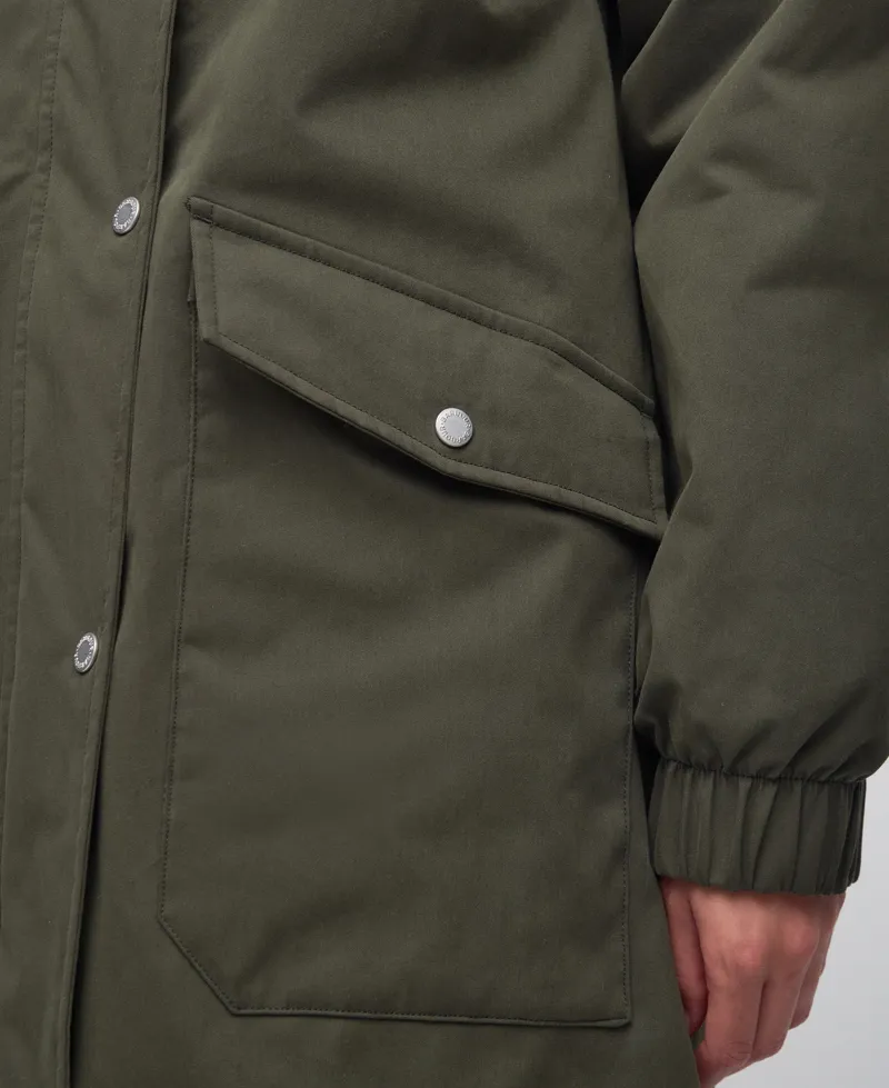 Barbour Shelburne Jacket in Olive-7