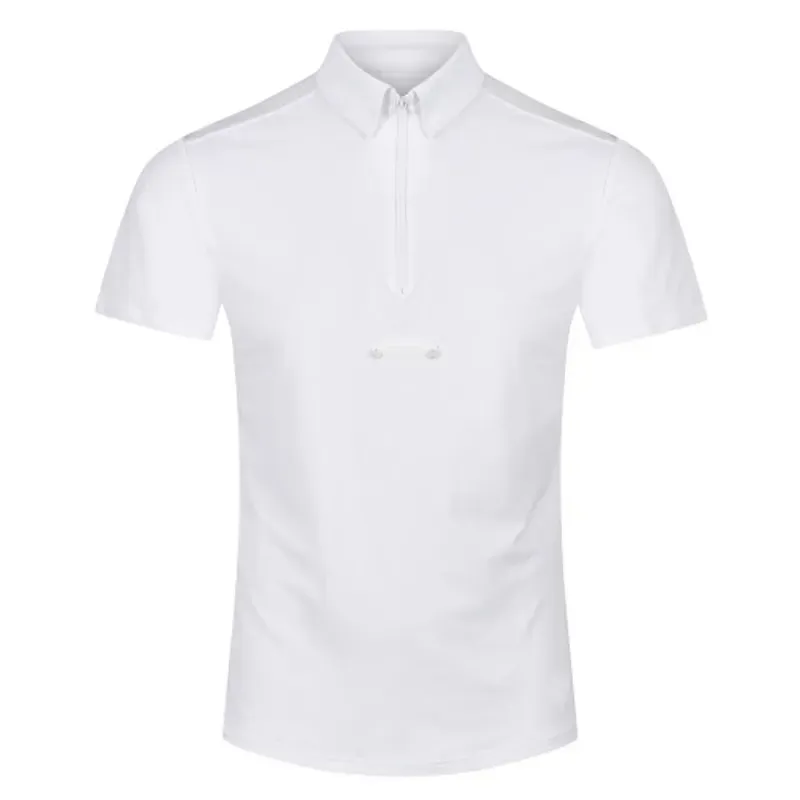 Equetech Mens Elite Cool Competition Shirt in White