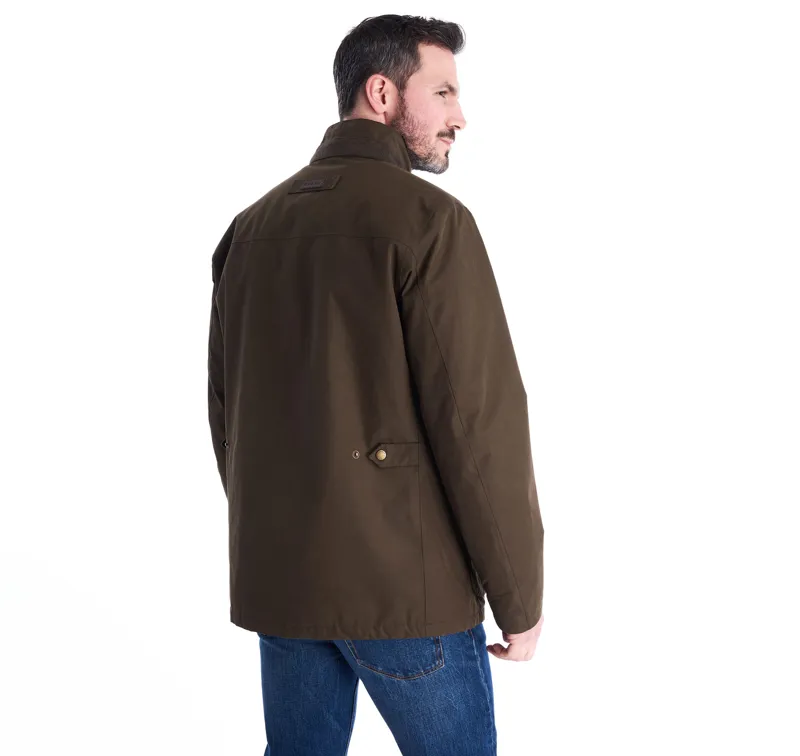 Barbour Lorton Jacket in Dark Olive